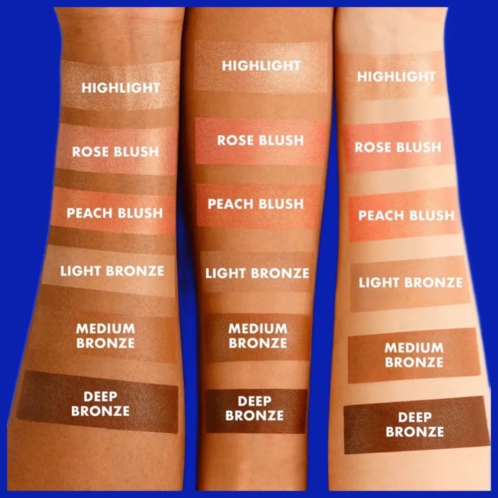 ICONIC London Multi-Use cream Blush, Bronze and Highlighter